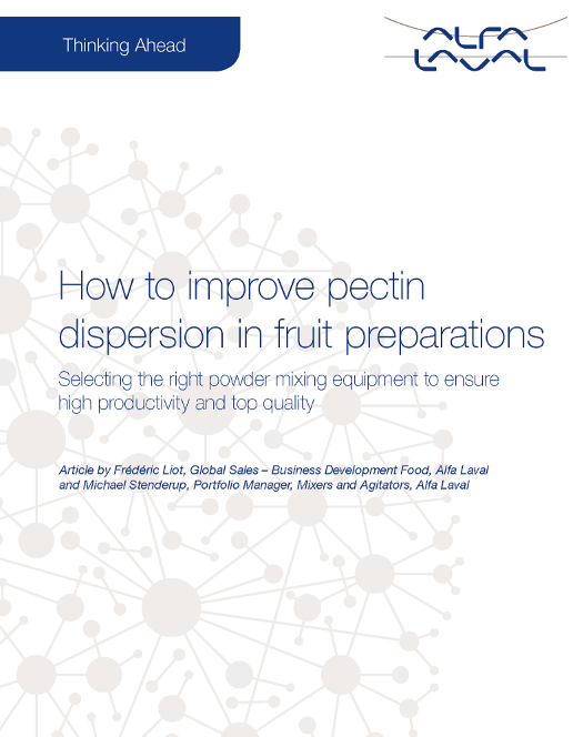 Whitepaper - Pecin dispersion